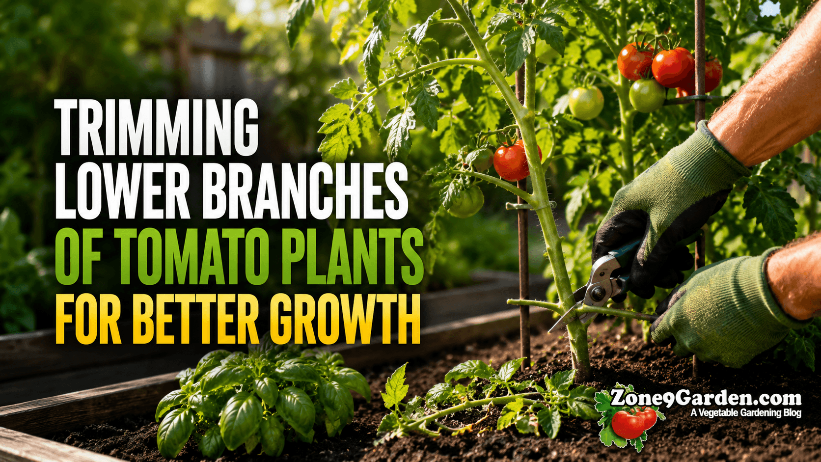 Why you should trim lower tomatoe leaves