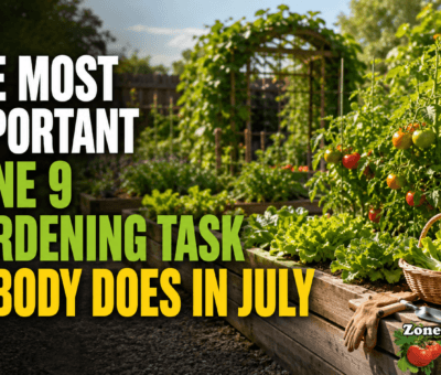 Gardening in Zone 9 in July