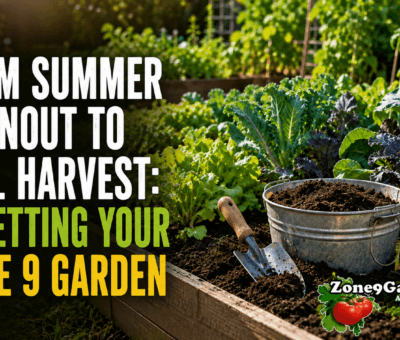Summer to Fall Transition for Zone 9