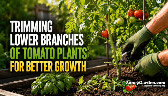 Why you should trim lower tomatoe leaves