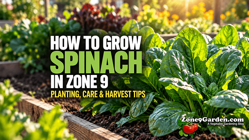 How to Grow Spinach in Zone 9